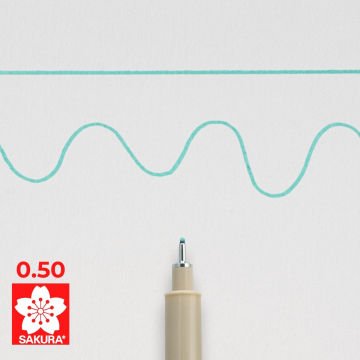 Sakura Pigma Micron Teknik Çizim Kalemi 08 0.5mm Yeşil