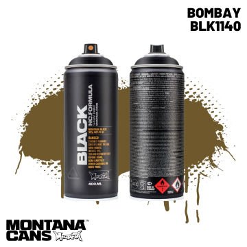 Montana Black Sprey Boya 400ml BLK1140 Bombay