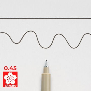 Sakura Pigma Micron Teknik Çizim Kalemi 05 0.45mm Siyah