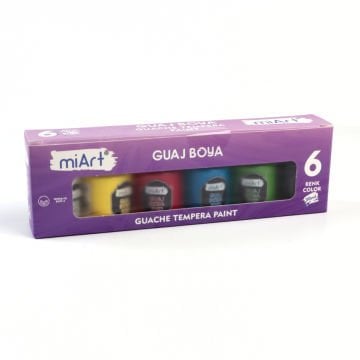 miArt Guaj Boya Seti 6x30ml
