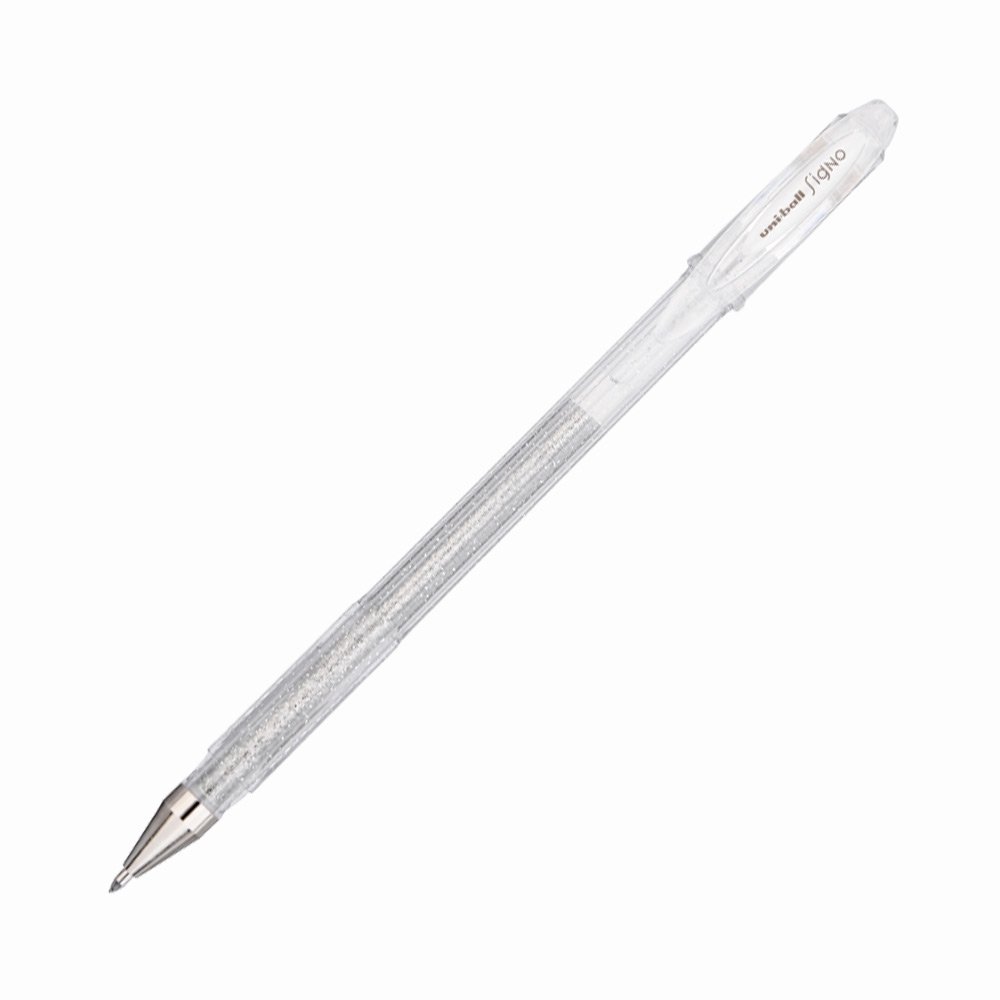 Uniball Signo Sparkling Simli Jel Kalem UM 120SP 1.0mm Gümüş