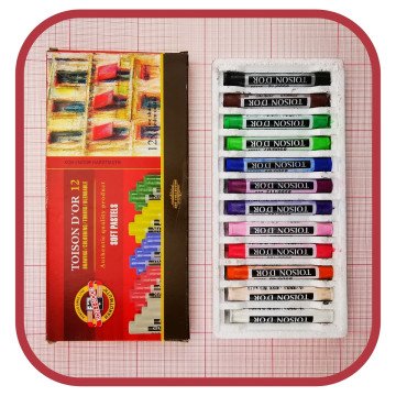 Koh-I-Noor Toison D'or Tam Boy Soft Pastel Seti 12li