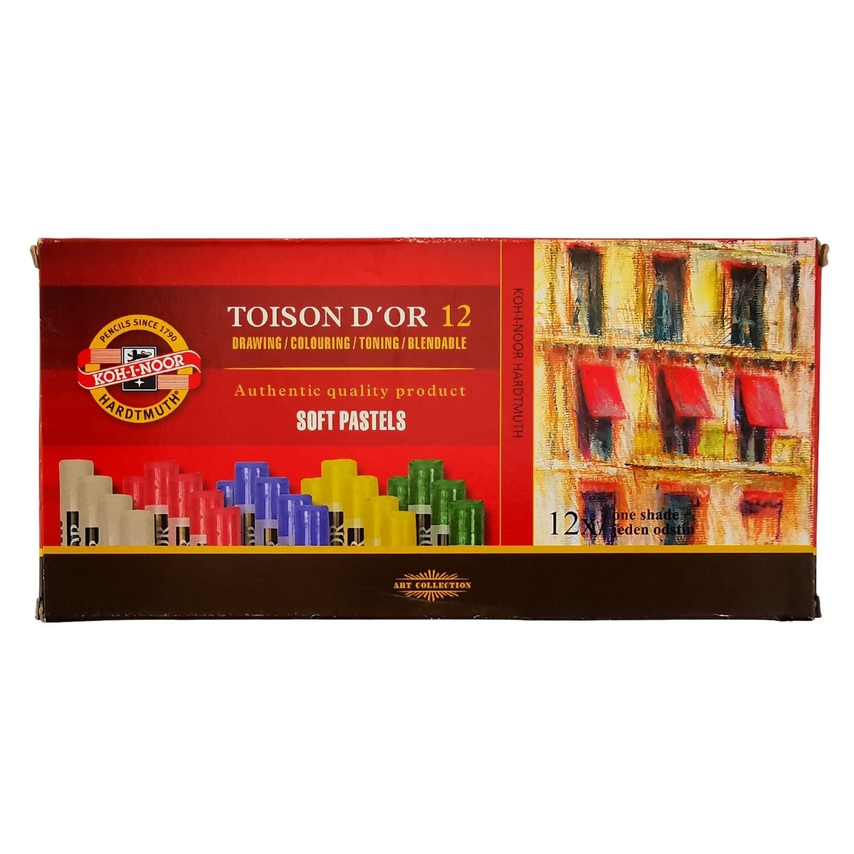 Koh-I-Noor Toison D'or Tam Boy Soft Pastel Seti 12li