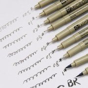 Sakura Pigma Micron Teknik Çizim Kalemi 01 0.25mm Siyah
