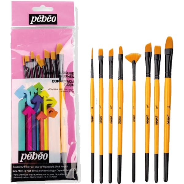 Pebeo Çok Amaçlı Fırça Seti - Set 4