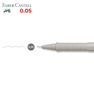 Faber Castell Ecco Pigment Teknik Çizim Kalemi Siyah 0,05mm