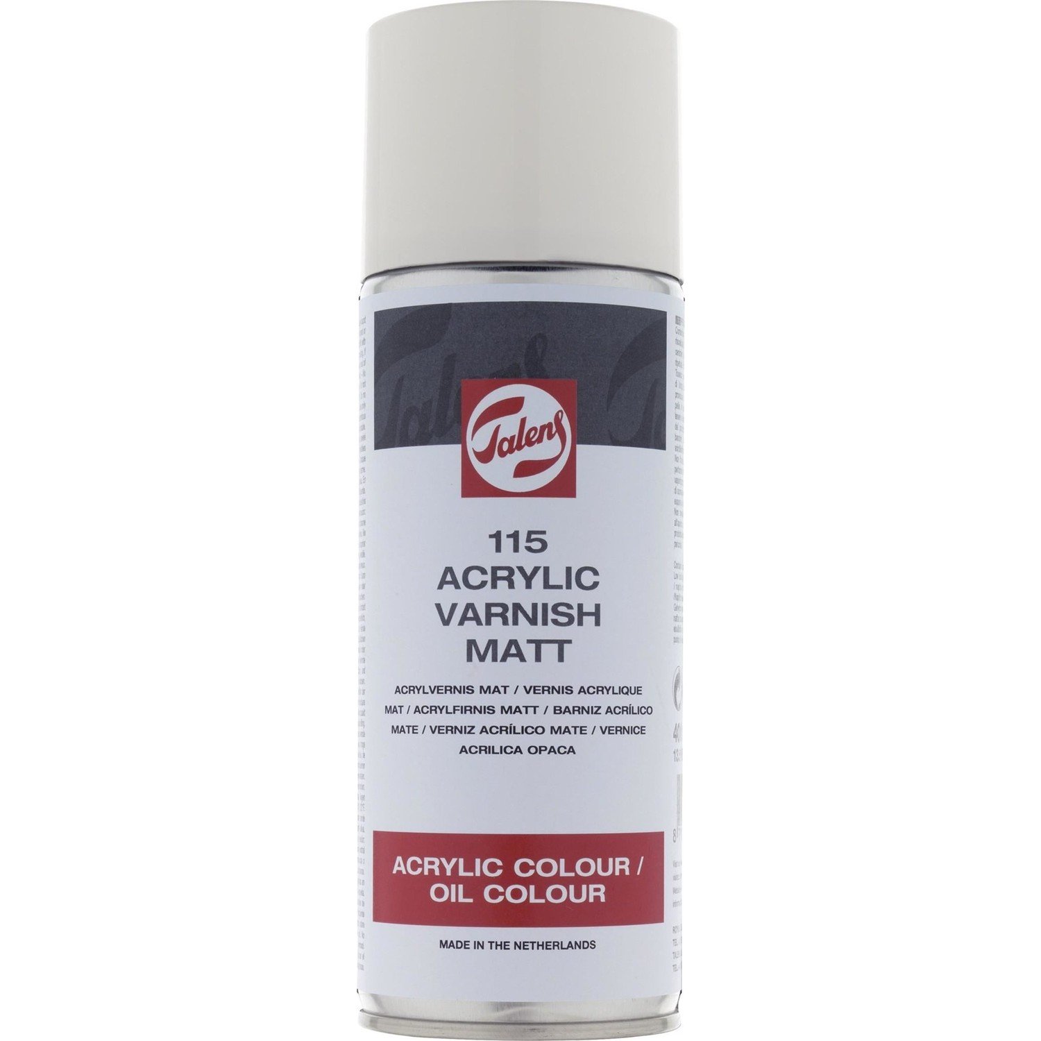 Talens Acrylic and Oil Varnish Matt 115 Akrilik ve Yağlı Boya Verniği Mat 400ml Sprey