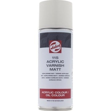 Talens Acrylic and Oil Varnish Matt 115 Akrilik ve Yağlı Boya Verniği Mat 400ml Sprey