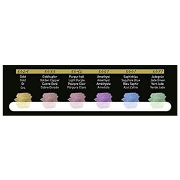 Finetec İridescent Sulu Boya Seti 6 Renk Pixie Dust F5600