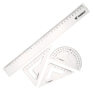 Parrot Çizim Cetvel Seti 4lü