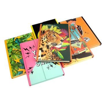 Yıldız Sert Kapak 14x20cm 80yp Magnet Seri Kaplan Çizgisiz