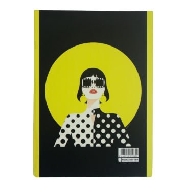 Yıldız Sert Kapak 14x20cm 80yp Magnet Seri Puantiyeli Çizgisiz