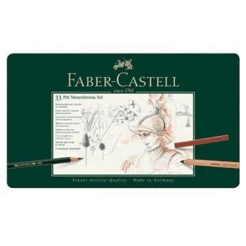 Faber Castell Pitt Monochrome Seti 33lü