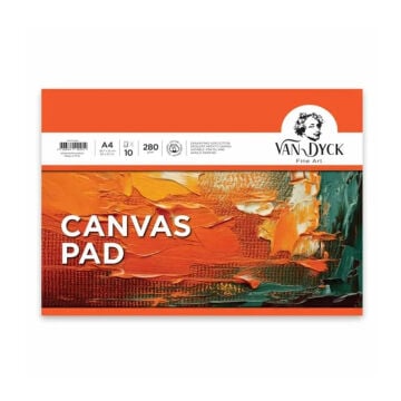 Van Dyck Kanvas Yağlı ve Akrilik Boya Defteri 280gr A4 10yp