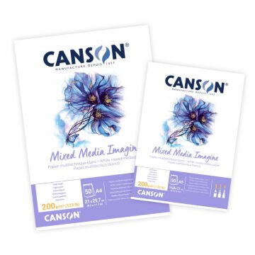 Canson Mix Media Çok Amaçlı Resim Defteri A5 200gr 50yp