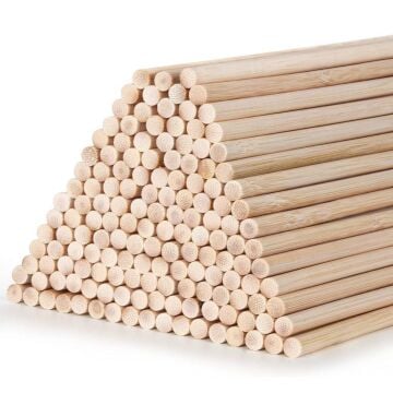 Art Elegant Bambu Çıta Yuvarlak 3mm 50cm 10lu