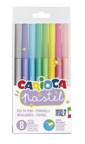 Carioca Yıkanabilir Pastel Keçeli Kalem Seti 8li