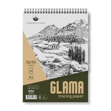 Schoellershammer Glama Tracing Aydinger Kağıdı 50/55gr A4 30yp Üstten Spiralli