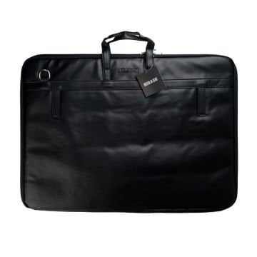 BBack Soft Deri Proje Çantası 40x55cm Siyah