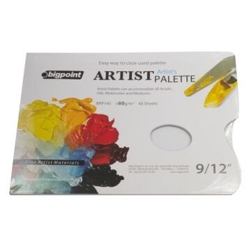 Bigpoint Artist Kağıt Palet 60gr 22.8x30.5cm 40yp