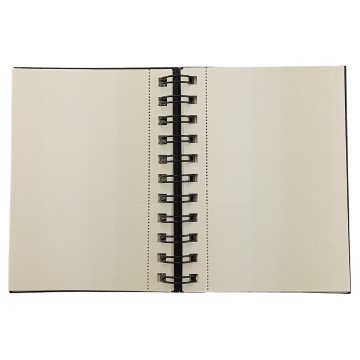 Alex Schoeller Sketchbook Sert Kapak Eskiz Defteri 120gr A5 70yp Spiralli Soft White Çizgisiz