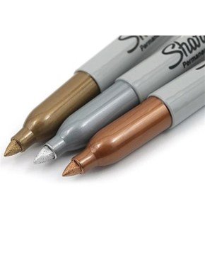 Sharpie Permanent Markör Fine Metalik Altın
