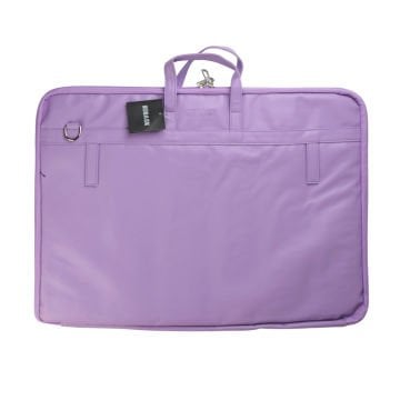 BBack Soft Deri Proje Çantası 40x55cm Lila