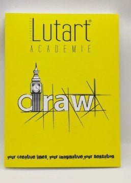 Lutart Academie Sketchbook Çizim Defteri 19x25,5cm La-6868 Sarı 100gr 120yp