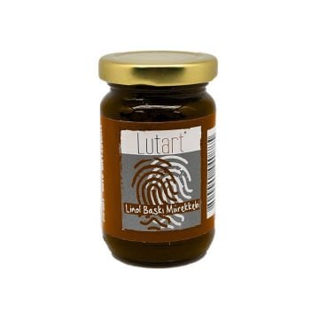 Lutart Linol Baskı Matbaa Mürekkebi 100ml - Kahverengi