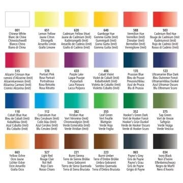 Daler Rowney Aquafine Travel Set Fırça Hediyeli Plastik Kutu 24lü