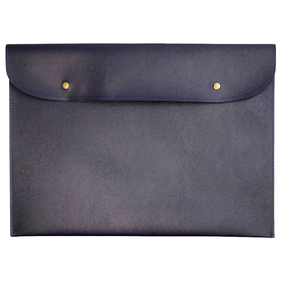 Art Elegant Suni Deri Zarf Dosya 35x50cm Lacivert