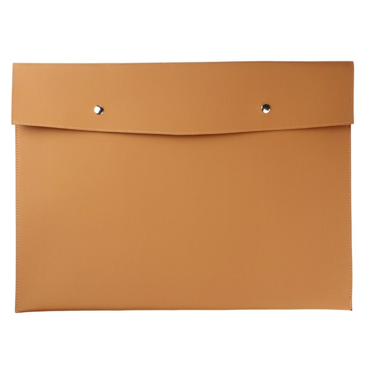 Art Elegant Suni Deri Zarf Dosya 35x50cm Taba