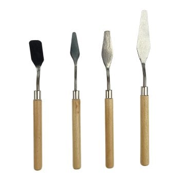 M Craft VTK 10550 Metal Spatül 4lü Set