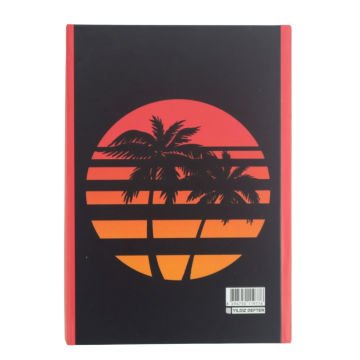 Yıldız Sert Kapak 14x20cm 80yp Magnet Seri Palmiye Çizgili