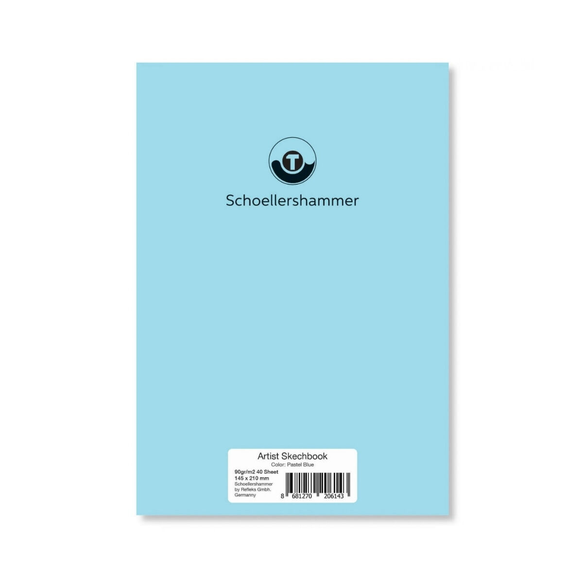 Schoellershammer Sketchbook A5 90gr 30yp Pastel Blue