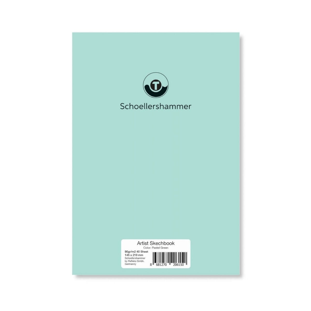 Schoellershammer Sketchbook A5 90gr 30yp Pastel Green
