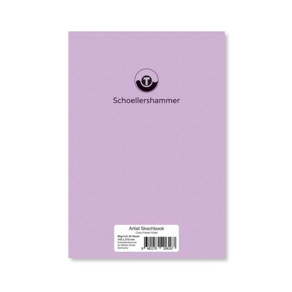 Schoellershammer Sketchbook A5 90gr 30yp Pastel Violet