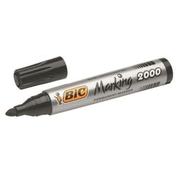 Bic Permanent Marker 2000 Yuvarlak Uç Siyah