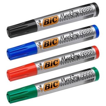 Bic Permanent Marker 2000 Yuvarlak Uç Siyah