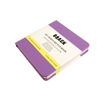 BBack Eskiz Bloğu Sert Kapak 140gr 12x12cm Lila 80yp