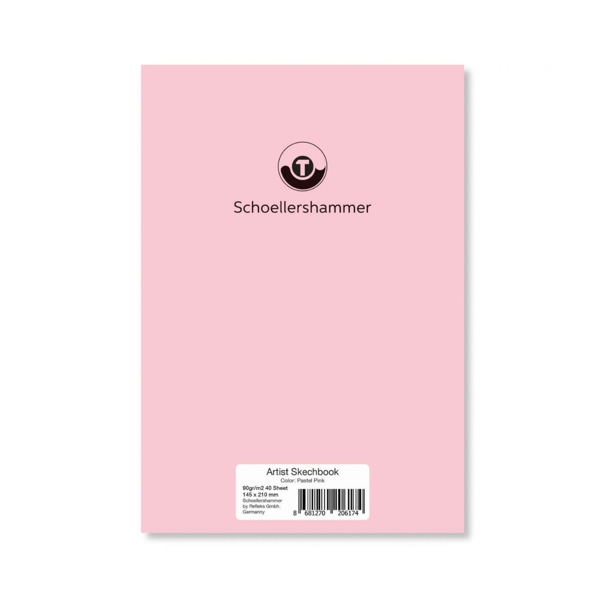 Schoellershammer Sketchbook A5 90gr 30yp Pastel Pink
