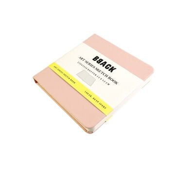 BBack Eskiz Bloğu Sert Kapak 140gr 12x12cm Pudra 80yp