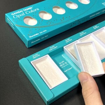 Zig Gansai Tambi Suluboya Seti Opal Color 6 Renk Mc20Oc/6V