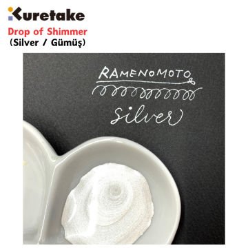 Zig Kuretake Drop of Shimmer Mürekkebi 20gr Silver