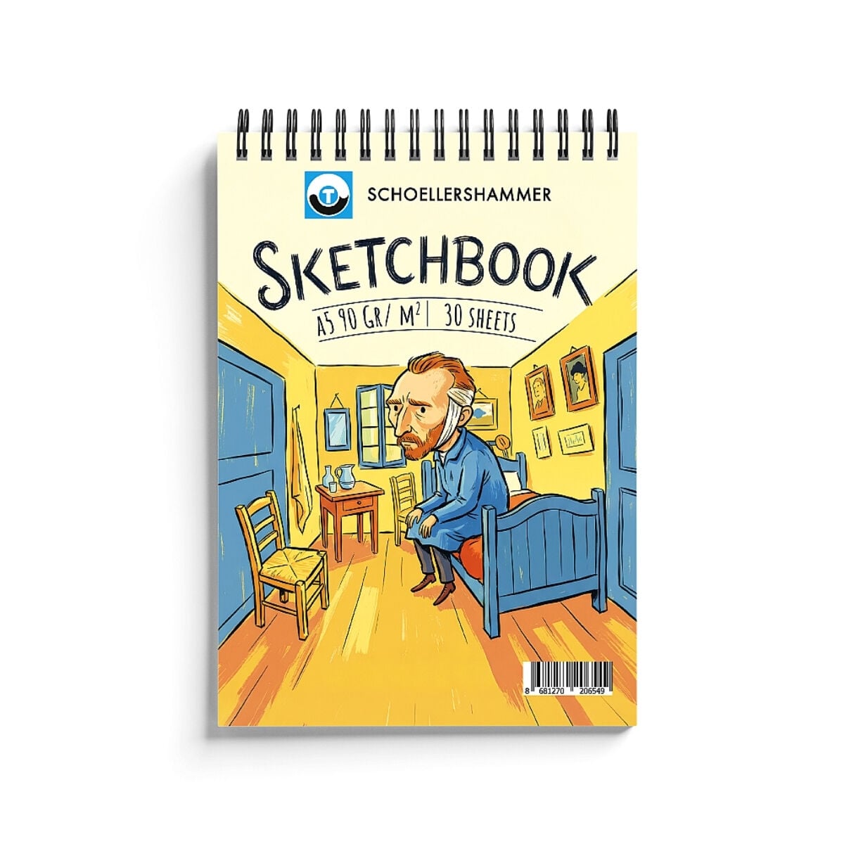 Schoellershammer Art Comics Sketchbook 90gr A5 30yp Arles Yatak Odası