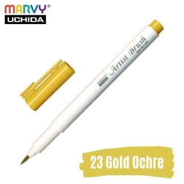 Marvy Artist Brush Pen 1100 Firça Uçlu Kalem 23 Gold Ochre