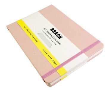 BBack Eskiz Bloğu Sert Kapak 140gr 14x21cm Pudra 80yp