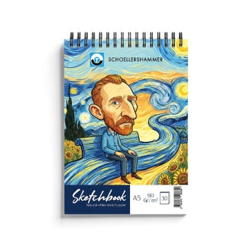 Schoellershammer Art Comics Sketchbook 90gr A5 30yp Yıldızlı Geceler