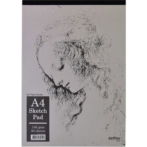 Deffter Da Vinci Sketch Pad Eskiz Defter A4 140gr 50 Yaprak