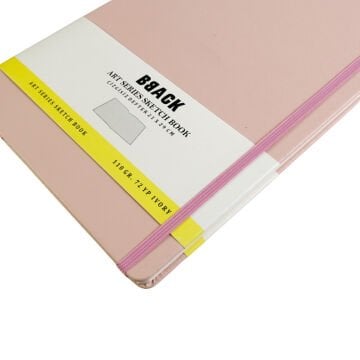 BBack Eskiz Bloğu Sert Kapak 110gr 21x29cm Pudra 72yp